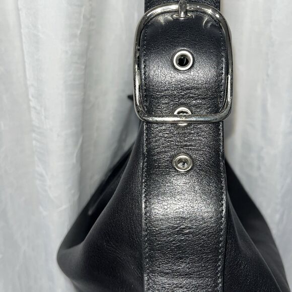Coach 9151 Legacy Vintage Bucket Shoulder Hobo Bag Black Leather - Picture 6 of 11